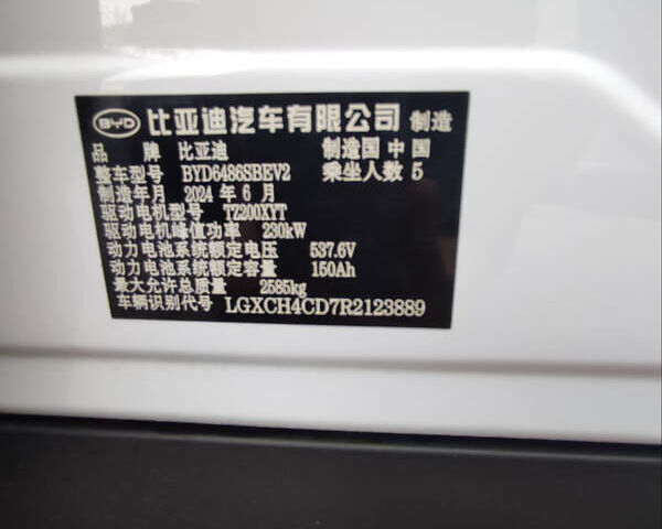 Белый БИД Sea Lion 07, объемом двигателя 0 л и пробегом 2 тыс. км за 31999 $, фото 9 на Automoto.ua