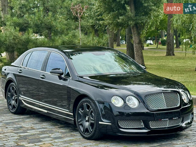 Черный Бентли Континенталь флаинг спур, объемом двигателя 6 л и пробегом 100 тыс. км за 39999 $, фото 5 на Automoto.ua