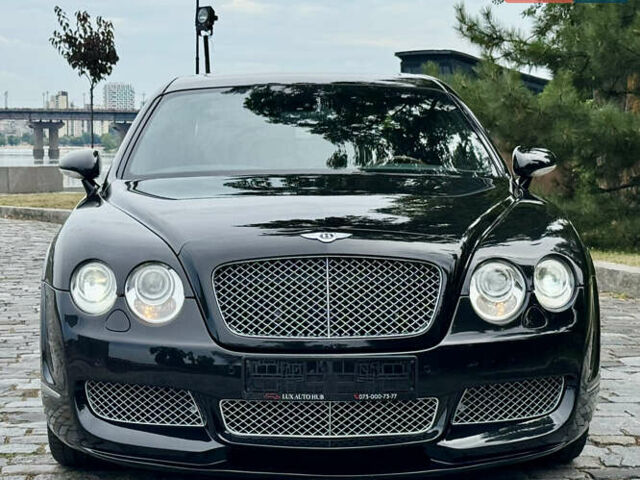 Черный Бентли Континенталь флаинг спур, объемом двигателя 6 л и пробегом 100 тыс. км за 39999 $, фото 4 на Automoto.ua