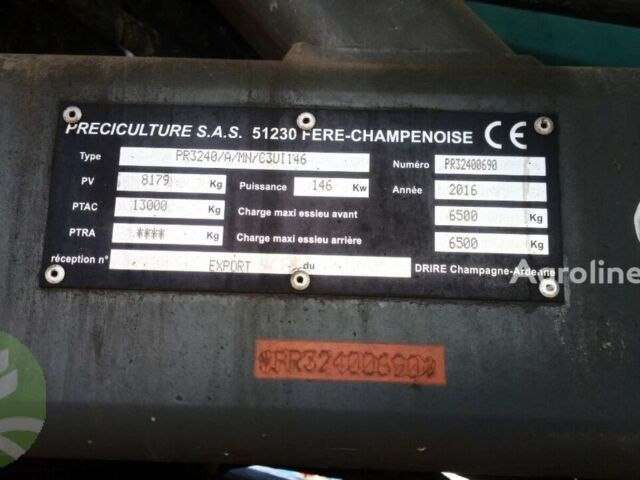 Berthoud Raptor 3240, объемом двигателя 0 л и пробегом 0 тыс. км за 122091 $, фото 9 на Automoto.ua