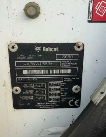 Бобкет С650, об'ємом двигуна 3.3 л та пробігом 4 тис. км за 44116 $, фото 4 на Automoto.ua