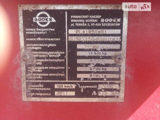 Красный Бодекс КИС 3В, объемом двигателя 0 л и пробегом 100 тыс. км за 18000 $, фото 9 на Automoto.ua