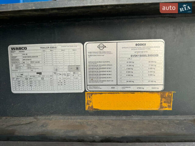 Серый Бодекс Полуприцеп, объемом двигателя 0 л и пробегом 100 тыс. км за 27300 $, фото 4 на Automoto.ua