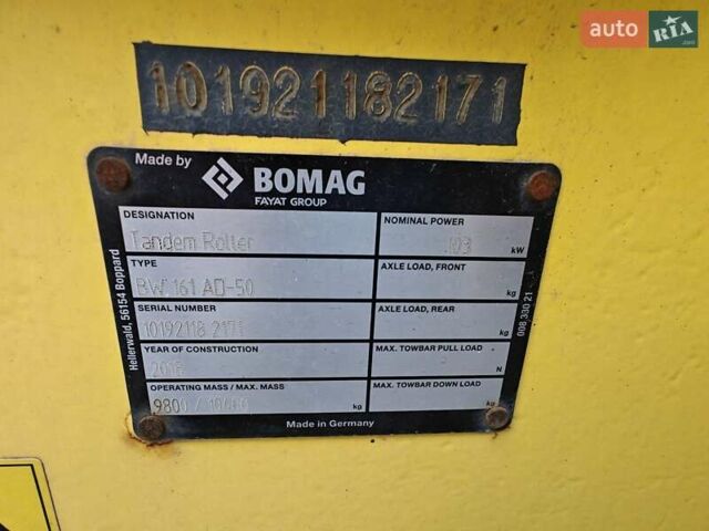 Бомаг BW 161AC, объемом двигателя 0 л и пробегом 0 тыс. км за 45000 $, фото 2 на Automoto.ua