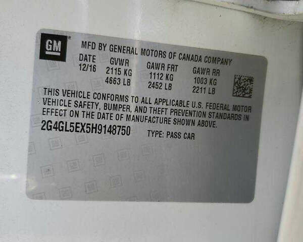 Белый Бьюик Регал, объемом двигателя 2 л и пробегом 136 тыс. км за 11000 $, фото 1 на Automoto.ua