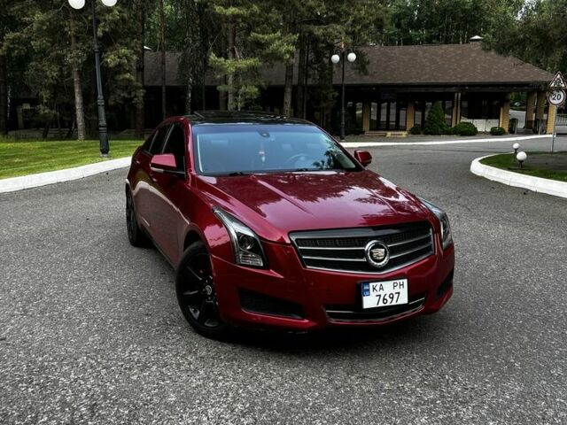 Кадиллак АТС 2012 в Киеве на Automoto.ua Красный Кадиллак АТС, объемом двигателя 2 л и пробегом 150 тыс. км за 10000 $, фото 1 на Automoto.ua