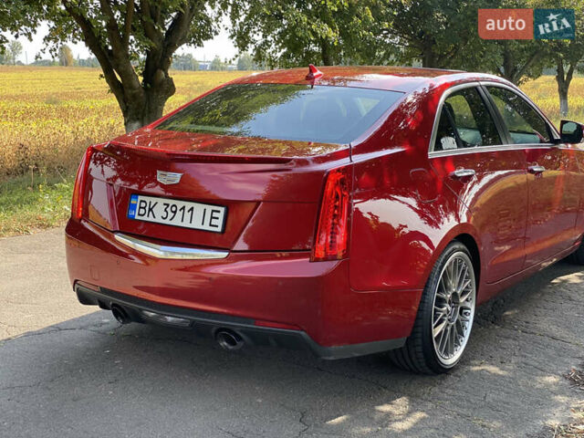 Красный Кадиллак АТС, объемом двигателя 2 л и пробегом 181 тыс. км за 12500 $, фото 5 на Automoto.ua