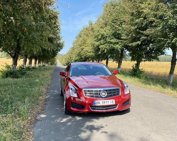 Красный Кадиллак АТС, объемом двигателя 2 л и пробегом 181 тыс. км за 12500 $, фото 1 на Automoto.ua