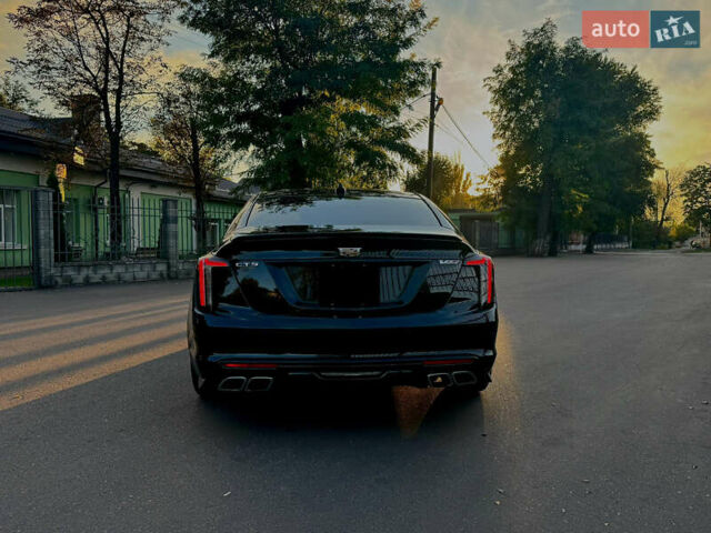 Черный Кадиллак CT5, объемом двигателя 3 л и пробегом 42 тыс. км за 47000 $, фото 1 на Automoto.ua