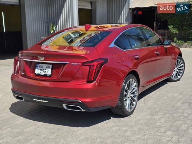 Красный Кадиллак CT5, объемом двигателя 2 л и пробегом 81 тыс. км за 33500 $, фото 3 на Automoto.ua
