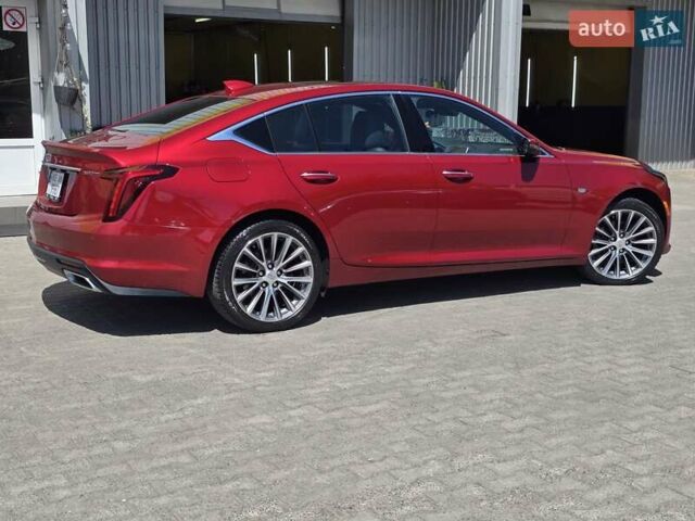Красный Кадиллак CT5, объемом двигателя 2 л и пробегом 81 тыс. км за 33500 $, фото 2 на Automoto.ua