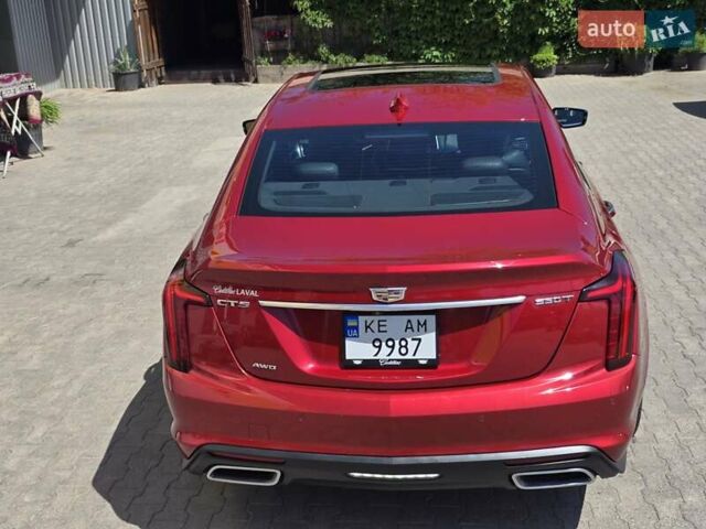Красный Кадиллак CT5, объемом двигателя 2 л и пробегом 81 тыс. км за 32500 $, фото 4 на Automoto.ua