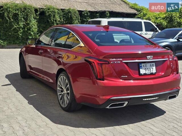 Красный Кадиллак CT5, объемом двигателя 2 л и пробегом 81 тыс. км за 32500 $, фото 5 на Automoto.ua