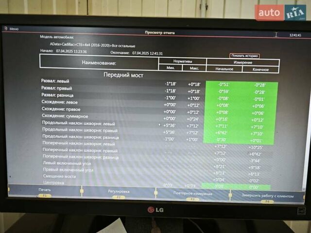 Серый Кадиллак CT6, объемом двигателя 3.6 л и пробегом 156 тыс. км за 35000 $, фото 29 на Automoto.ua