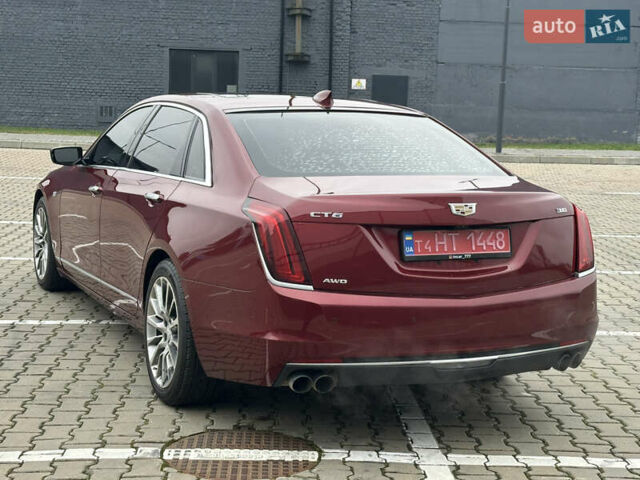 Червоний Каділак CTS, об'ємом двигуна 3.6 л та пробігом 190 тис. км за 22500 $, фото 6 на Automoto.ua