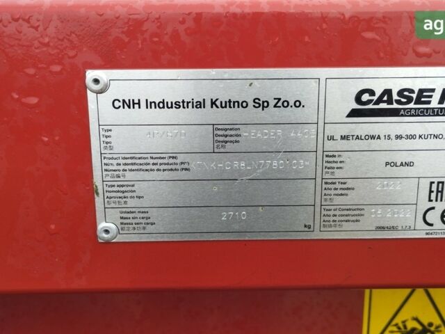Кейс 4408 2022 у Хмельнике на Automoto.ua Кейс 4408, об'ємом двигуна 0 л та пробігом 0 тис. км за 46935 $, фото 3 на Automoto.ua