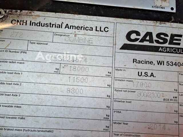 Кейс 7230, объемом двигателя 0 л и пробегом 0 тыс. км за 235730 $, фото 6 на Automoto.ua