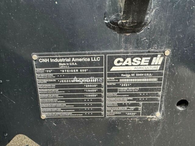 Кейс Steiger 600, об'ємом двигуна 0 л та пробігом 0 тис. км за 442309 $, фото 9 на Automoto.ua