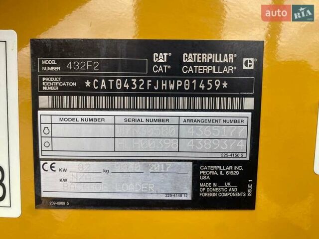 Желтый Катерпиллер 432, объемом двигателя 0 л и пробегом 1 тыс. км за 89999 $, фото 23 на Automoto.ua