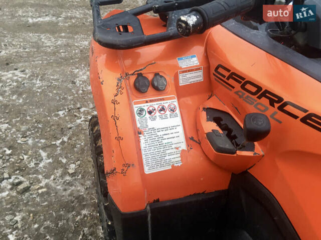 Оранжевый СФ мото CFORCE 450L, объемом двигателя 0.45 л и пробегом 13 тыс. км за 4700 $, фото 4 на Automoto.ua