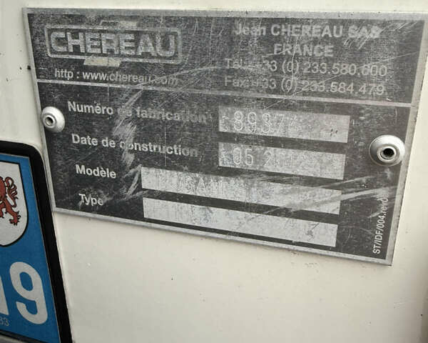 Череау Inogam, об'ємом двигуна 0 л та пробігом 123 тис. км за 29755 $, фото 9 на Automoto.ua