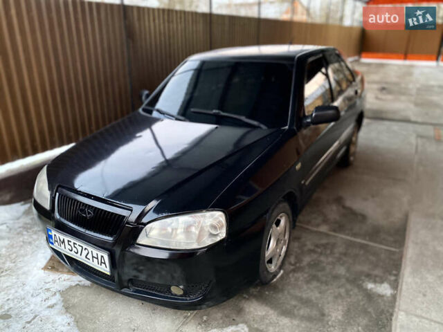 Черный Чери Амулет, объемом двигателя 1.6 л и пробегом 260 тыс. км за 1100 $, фото 1 на Automoto.ua