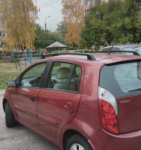 Красный Чери Кимо, объемом двигателя 1.3 л и пробегом 85 тыс. км за 2700 $, фото 5 на Automoto.ua