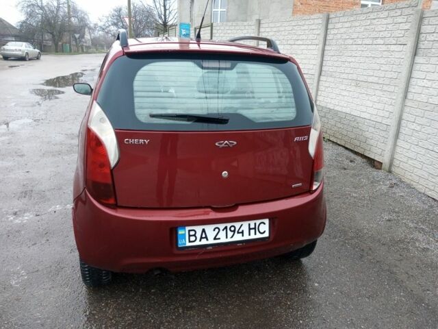 Красный Чери Кимо, объемом двигателя 1.3 л и пробегом 59 тыс. км за 3000 $, фото 2 на Automoto.ua