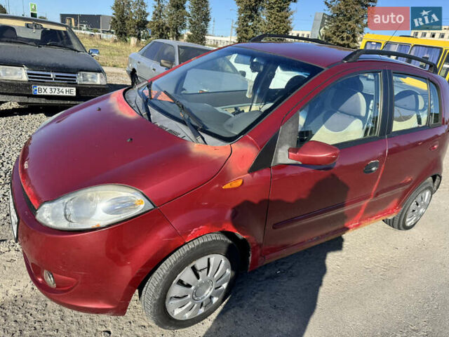 Красный Чери Кимо, объемом двигателя 1.3 л и пробегом 205 тыс. км за 1500 $, фото 3 на Automoto.ua