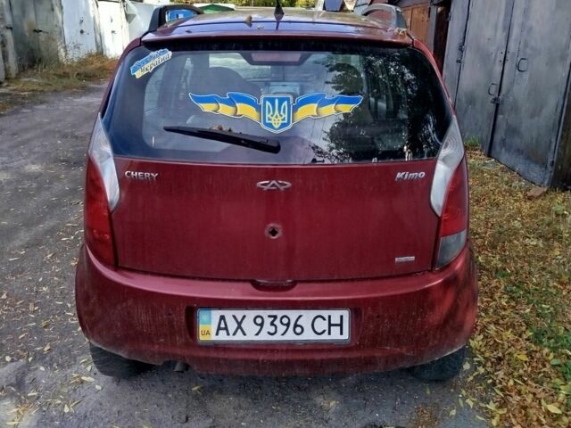 Красный Чери Кимо, объемом двигателя 1.3 л и пробегом 175 тыс. км за 2200 $, фото 2 на Automoto.ua