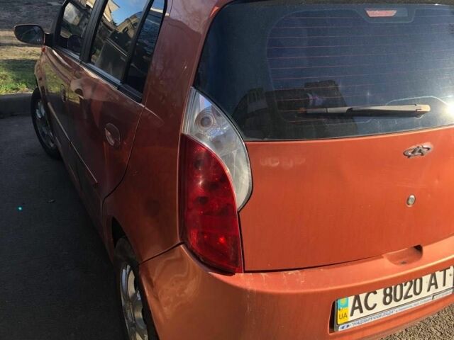 Помаранчевий Чері Кімо, об'ємом двигуна 1.3 л та пробігом 65 тис. км за 2300 $, фото 3 на Automoto.ua