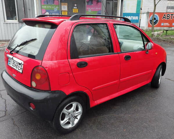 Красный Чери Кью Кью, объемом двигателя 1.08 л и пробегом 110 тыс. км за 1999 $, фото 7 на Automoto.ua