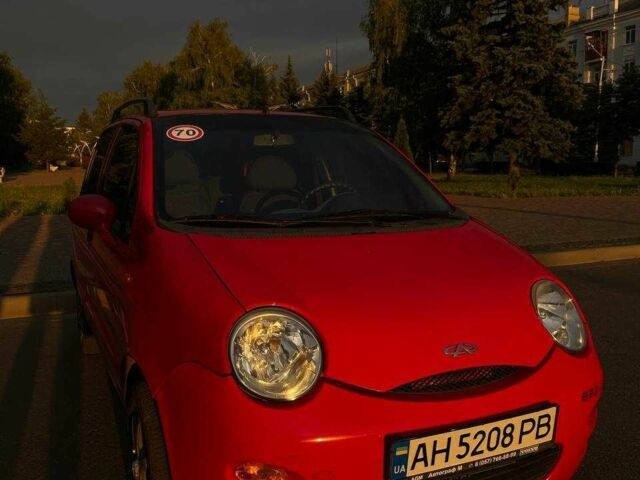 Красный Чери Кью Кью, объемом двигателя 1.1 л и пробегом 86 тыс. км за 2100 $, фото 1 на Automoto.ua