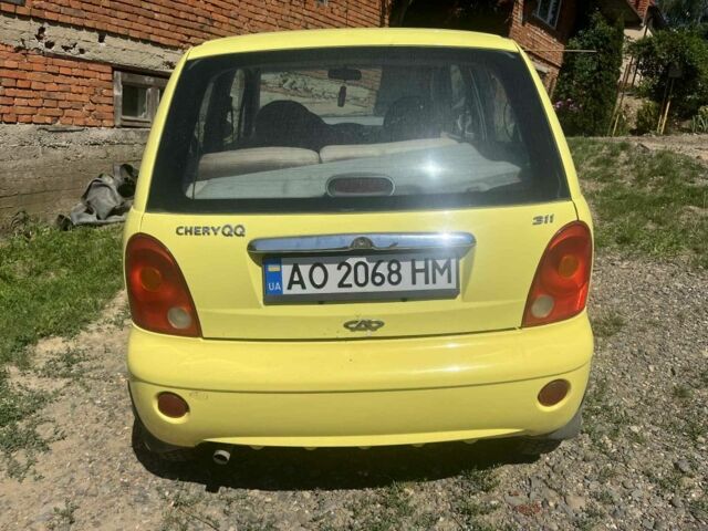 Жовтий Чері Кью Кью, об'ємом двигуна 1.1 л та пробігом 195 тис. км за 1600 $, фото 3 на Automoto.ua