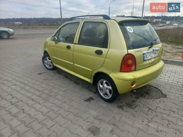 Жовтий Чері Кью Кью, об'ємом двигуна 1.08 л та пробігом 150 тис. км за 1500 $, фото 1 на Automoto.ua