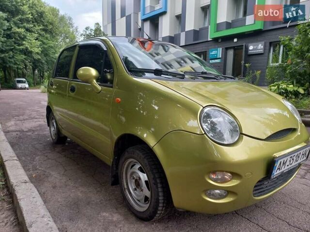 Желтый Чери Кью Кью, объемом двигателя 1.08 л и пробегом 100 тыс. км за 2300 $, фото 1 на Automoto.ua