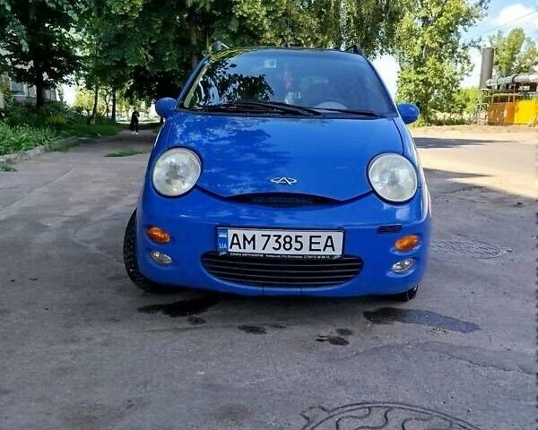 Синий Чери Кью Кью, объемом двигателя 1.08 л и пробегом 107 тыс. км за 2350 $, фото 1 на Automoto.ua