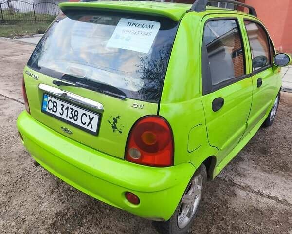 Зелений Чері Кью Кью, об'ємом двигуна 1.08 л та пробігом 110 тис. км за 1900 $, фото 6 на Automoto.ua