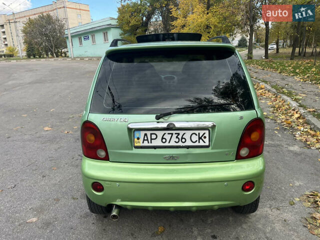 Чери Кью Кью 2008 в Запорожье на Automoto.ua Зеленый Чери Кью Кью, объемом двигателя 1.08 л и пробегом 117 тыс. км за 2000 $, фото 6 на Automoto.ua