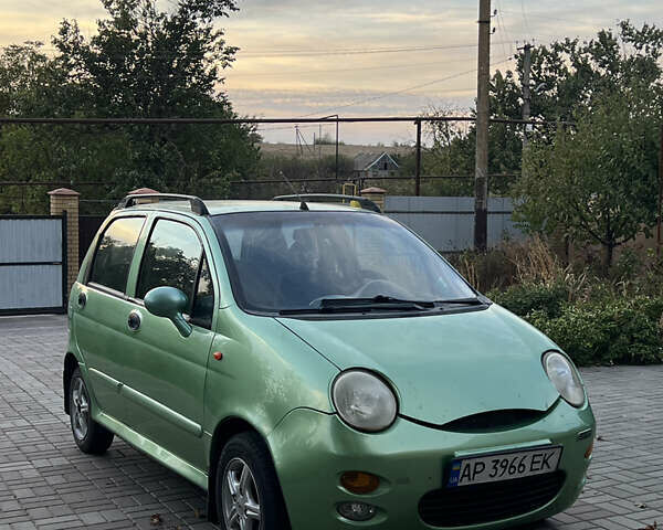 Зелений Чері Кью Кью, об'ємом двигуна 1.08 л та пробігом 81 тис. км за 3200 $, фото 1 на Automoto.ua