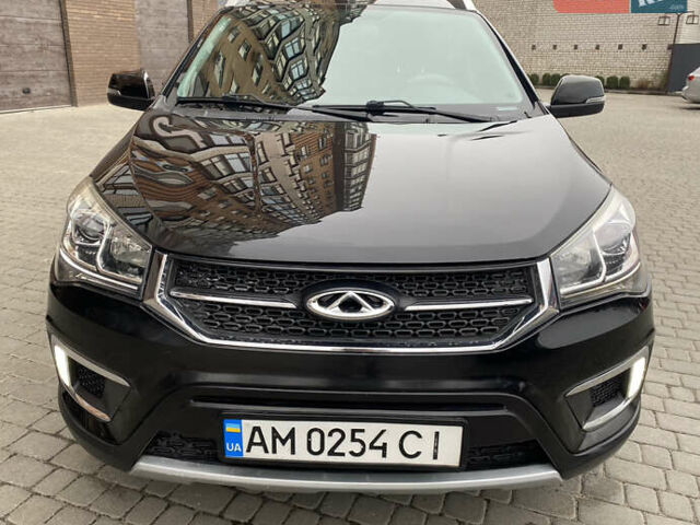 Черный Чери Tiggo 2, объемом двигателя 1.5 л и пробегом 116 тыс. км за 8200 $, фото 1 на Automoto.ua