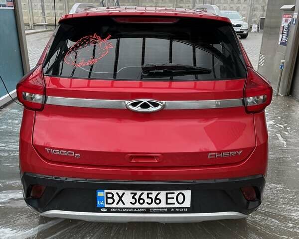 Красный Чери Tiggo 2, объемом двигателя 1.6 л и пробегом 46 тыс. км за 8800 $, фото 1 на Automoto.ua