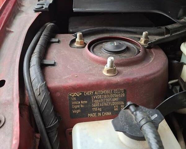 Красный Чери Tiggo 3, объемом двигателя 1.6 л и пробегом 16 тыс. км за 13000 $, фото 11 на Automoto.ua