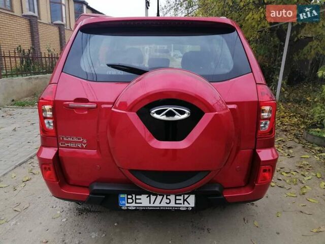 Червоний Чері Tiggo 3, об'ємом двигуна 1.6 л та пробігом 73 тис. км за 10350 $, фото 2 на Automoto.ua