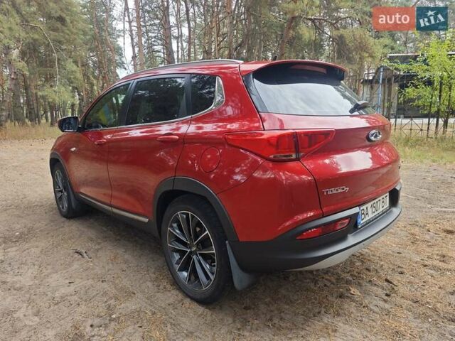 Червоний Чері Tiggo 7, об'ємом двигуна 1.5 л та пробігом 77 тис. км за 12500 $, фото 4 на Automoto.ua