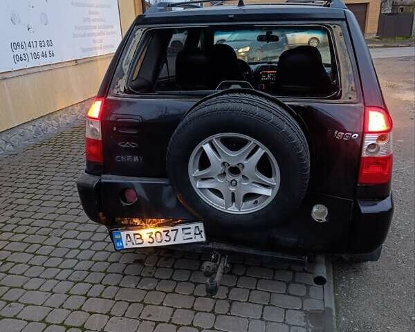 Чорний Чері Тігго, об'ємом двигуна 2 л та пробігом 231 тис. км за 2100 $, фото 3 на Automoto.ua