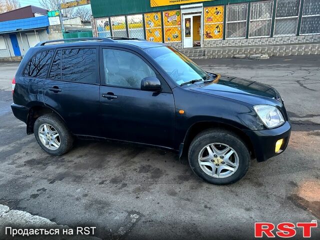 Чорний Чері Тігго, об'ємом двигуна 2 л та пробігом 170 тис. км за 3600 $, фото 6 на Automoto.ua