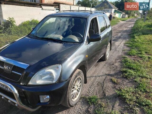 Чорний Чері Тігго, об'ємом двигуна 2 л та пробігом 125 тис. км за 3850 $, фото 6 на Automoto.ua