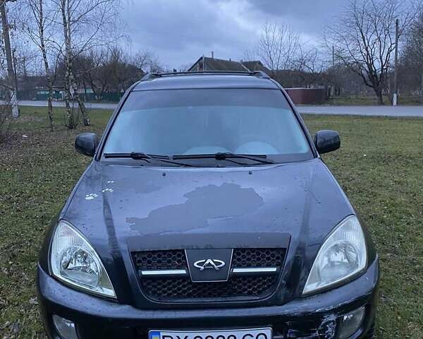 Черный Чери Тигго, объемом двигателя 2 л и пробегом 149 тыс. км за 3000 $, фото 1 на Automoto.ua