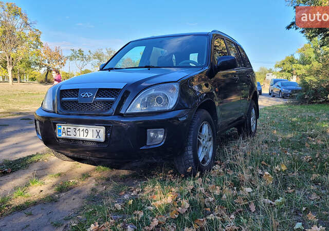 Черный Чери Тигго, объемом двигателя 2 л и пробегом 223 тыс. км за 4000 $, фото 1 на Automoto.ua